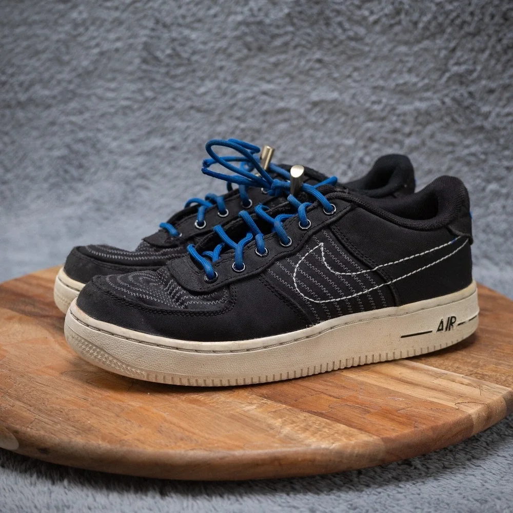 Nike Air Force 1 Low LV8 3 GS Black Anthracite DV1622 001 - Size‎ 4.5Y 6 Women's